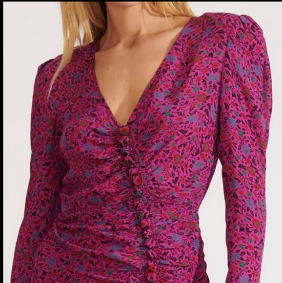 Veronica Beard Dresses & Skirts - NWT Veronica Beard silk fuchsia Verona dress